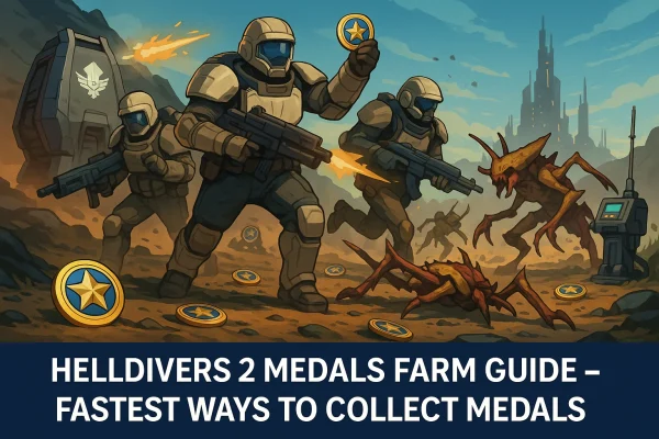 Helldivers 2 Medals Farm Guide: Fastest Ways to Collect Medals Helldivers 2 Medals Farm Guide: Fastest Ways to Collect Medals