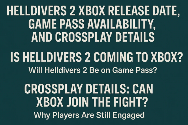 Helldivers 2 Xbox Release Date, Game Pass Availability, and Crossplay Details