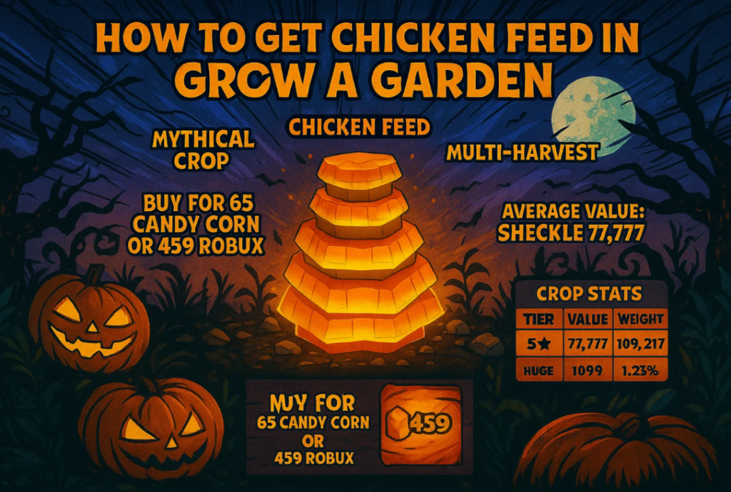 How to Get Chicken Feed in Grow a Garden buy grow a garden pets