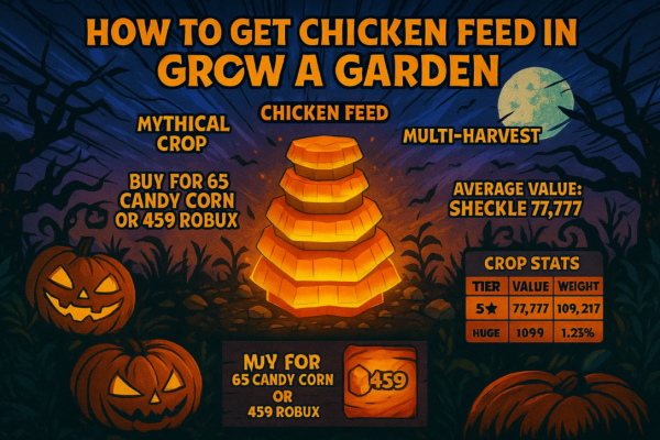 How to Get Chicken Feed in Grow a Garden buy grow a garden pets
